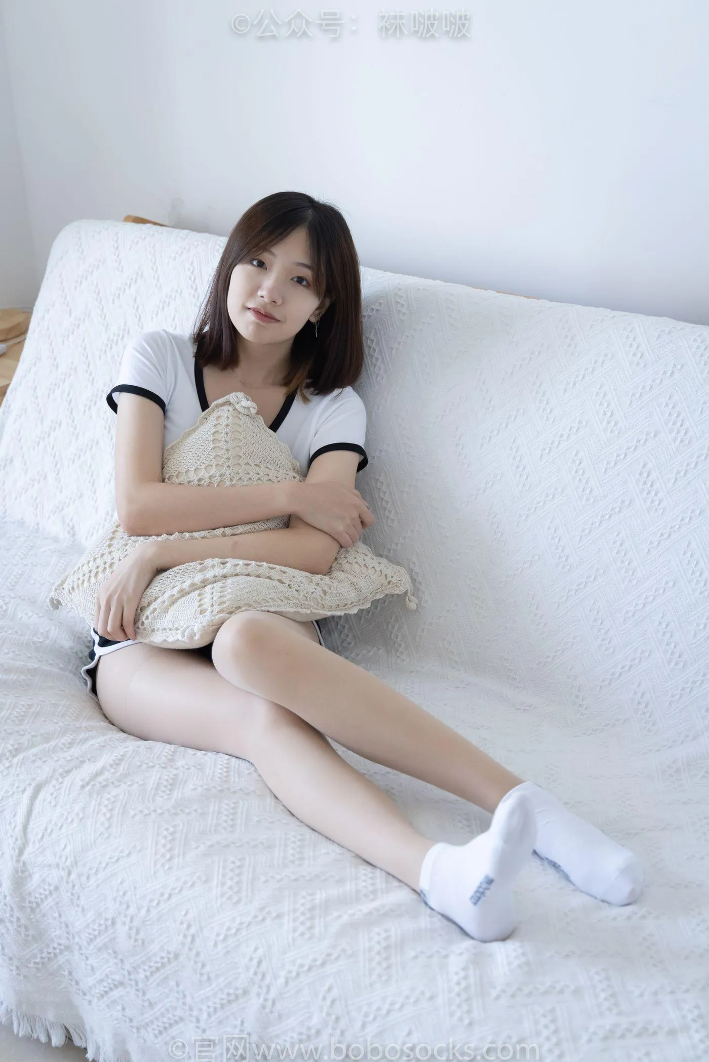 [BoBoSocks袜啵啵]NO.026 小甜豆-体操服、空军一号、白棉袜、肉丝 [149P]插图9